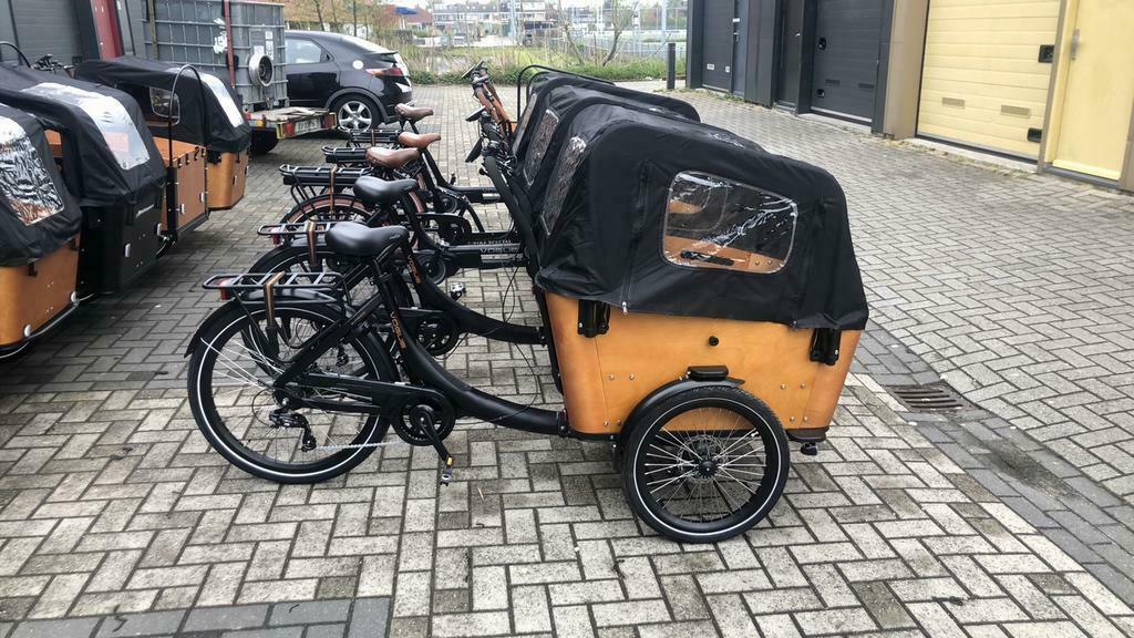 ≥ Elektrische Bakfiets Vogue Superior 3 | 450WH accu| inc HUIF — Fietsen |  Bakfietsen — Marktplaats