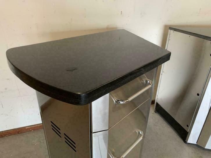 Buitenkeuken RVS hoekstukken  marmer Patton Master, Tuin en Terras, Houtskoolbarbecues, Nieuw, Ophalen of Verzenden