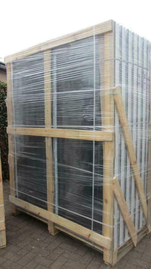 Schuiframen Schuif deur schuifraam wit antraciet B178H210, Doe-het-zelf en Verbouw, Glas en Ramen, Nieuw, Overige typen, 160 cm of meer