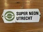 Emaille reclamebord Super Neon Utrecht