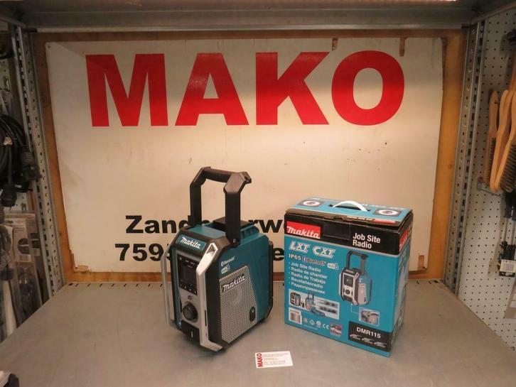 Makita DMR115 10,8-18V  accu bouwradio - DAB+ - bluetooth, Doe-het-zelf en Verbouw, Gereedschap | Handgereedschap, Nieuw, Ophalen of Verzenden