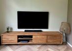 Zwevend/hangend tv-meubel 130 cm/300 cm breed, 100 tot 150 cm, Teakhout, Nieuw, Ophalen of Verzenden