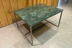 Groen Marmeren Salontafels - 75 x 75 cm, 50 tot 100 cm, Vierkant, Nieuw, Metaal
