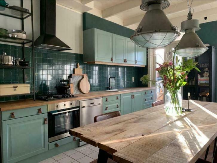 Eiken keukenbladen lengte van 100 tot 420cm, 64cm diep, 40mm, Huis en Inrichting, Keuken | Keukenelementen, Nieuw, Minder dan 100 cm