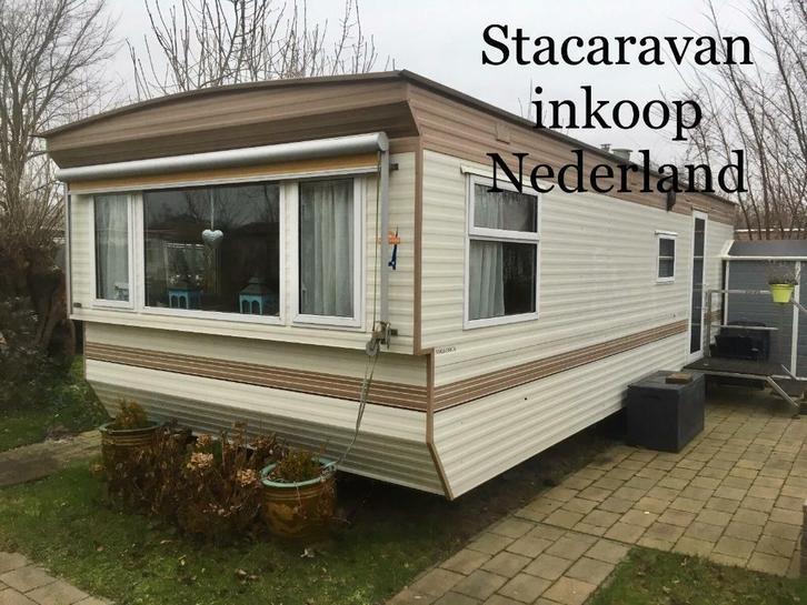 Te koop gevraagd: Stacaravans / chalets zonder staanplaats, Caravans en Kamperen, Stacaravans, Ophalen of Verzenden