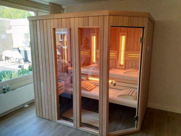 Maatwerk Sauna's, Sport en Fitness, Sauna, Nieuw, Complete sauna, Fins of Traditioneel, Ophalen of Verzenden