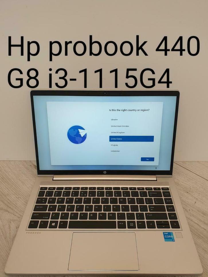 Nieuw: Hp probook 440 G8 i3-1115G4 8gb ram 128gb SSD 14 inch, Computers en Software, Windows Laptops, Nieuw, 14 inch, SSD, 3 tot 4 Ghz