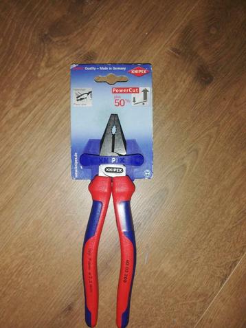 knipex Combinatietang 02 02 200 gepolijst met 2kleurige m  beschikbaar voor biedingen