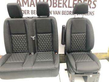 Stoel en bank voor Sprinter W 907 met zwart leder vanaf 2019 beschikbaar voor biedingen