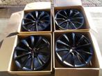 NIEUWE 22 INCH TESLA MODEL X ONYX BLACK VELGEN BREEDSET, Auto-onderdelen, Banden en Velgen, Velg(en), 285 mm, Nieuw, Overige maten