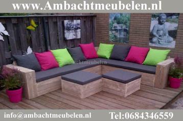 ACTIE Steigerhouten Tuinmeubelen Tuinbanken Tuinset Hoekbank