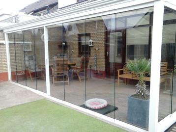 Glazen Schuifwand? Luxe uitvoering! Voor elke overkapping! beschikbaar voor biedingen