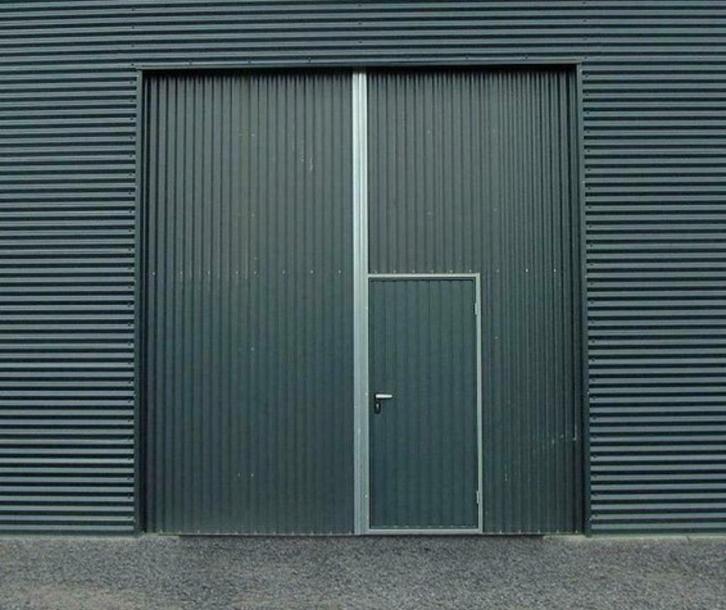 Metalen schuifdeuren voor hal, schuur of loods, 10 kleuren, Doe-het-zelf en Verbouw, Overige Doe-het-zelf en Verbouw, Nieuw, Ophalen