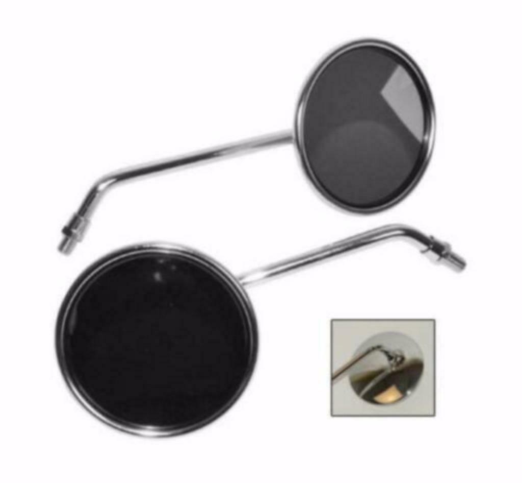 ≥ Chrome Universele Spiegelset m10 Chroom spiegels Sym Mio —  Brommeronderdelen | Kreidler — Marktplaats