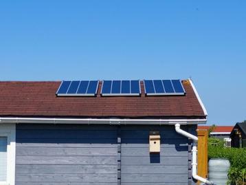 Set zonnepanelen met opslag tuinhuis, caravan, boot, garage  beschikbaar voor biedingen
