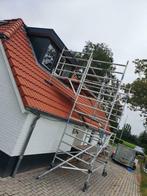 Steiger 8 m rolsteiger gevelsteiger dakkapelsteiger te huur, Doe-het-zelf en Verbouw, Steigers, Ophalen of Verzenden, Zo goed als nieuw