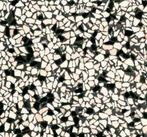 Terrazzo tegels Amsterdam 40x40cm Ecostone EM1087 wit zwart, Nieuw, Ophalen of Verzenden, 40 tot 60 cm, 40 tot 60 cm