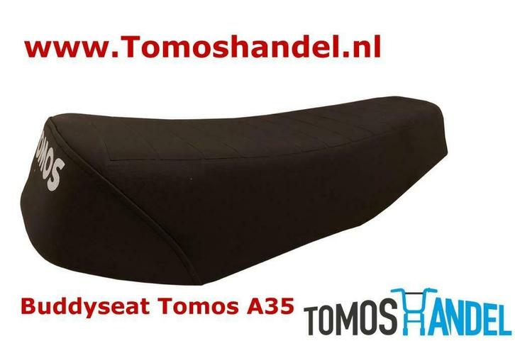 Tomos buddyseat lang zadel A35 A3 cross buddy duo duoseat, Fietsen en Brommers, Brommeronderdelen | Algemeen, Nieuw, Zadel, Ophalen of Verzenden