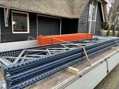 11,40 meter palletstelling 5 staanders en 32 liggers, Zakelijke goederen, Kantoor en Winkelinrichting | Magazijn, Stelling en Opslag