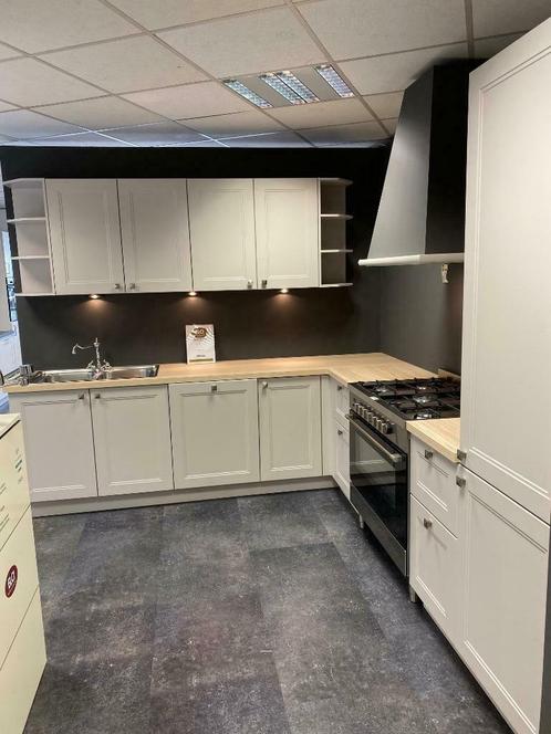 KEUKEN WINDSOR SAHARA SOFTMAT, Huis en Inrichting, Keuken | Complete keukens, Nieuw, Hoekkeuken, Wit, Hout, Ophalen of Verzenden