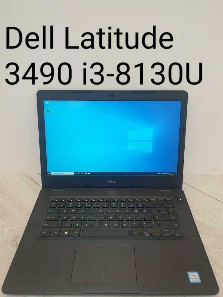 Dell Latitude 3490 laptop i3-8130U 8gb ram 128gb SSD 14 inch, Computers en Software, Windows Laptops, Zo goed als nieuw, 14 inch