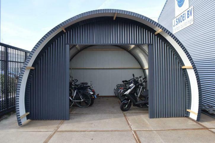 Fietsenhok, nissenhut, fietsenstalling, romney, opslag, Tuin en Terras, Tuinhuizen, Nieuw, Overige typen, Hout, 500 cm of meer