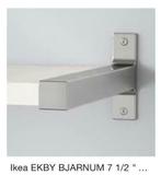 Ikea plankdragers zilver 3 sets Ekby Bjarnum met 2 planken
