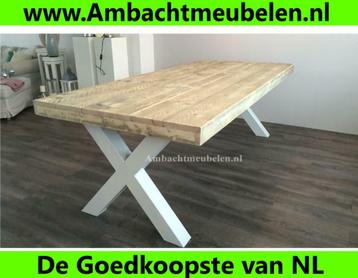 steigerhouten tafel beschikbaar voor biedingen