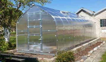 Tunnelkas Iris 2,5 x 8m (20m²) 4mm polycarbonaat beschikbaar voor biedingen