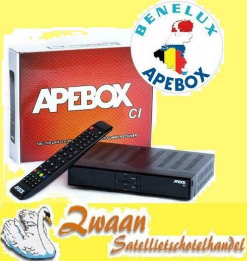 APEbox HD COMBO. + CD kaartlezer + CI slot. 12/220volt €95, Audio, Tv en Foto, Schotelantennes, Nieuw, Overige merken, Ophalen of Verzenden