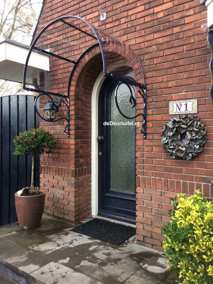 Deurluifel, Deurluifels, Afdakje, Luifeltje....Thuis bezorgd, Doe-het-zelf en Verbouw, Deuren en Horren, Nieuw, Glas, Metaal, Ophalen of Verzenden