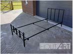 Bed frame zwarte steigerbuis, 90 cm, Eenpersoons, Nieuw, Ophalen of Verzenden