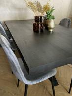 Zwart eiken eettafel  | MAATWERK mogelijk, Huis en Inrichting, Tafels | Eettafels, Ophalen, Nieuw, Zwart eiken, modern, 50 tot 100 cm
