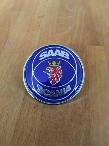 SAAB / SCANIA.  Motorkap embleem, 50mm 