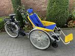 Huka Duet rolstoelfiets met elek. ondst. Nieuwstaat 12 mnd g