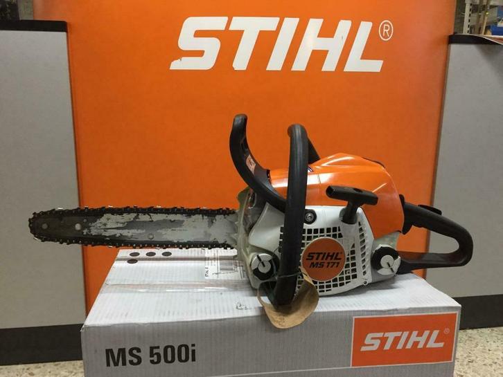 Gebruikt Stihl MS 171 Kettingzaag 35 cm, Tuin en Terras, Hand-tuingereedschap, Gebruikt, Ophalen of Verzenden