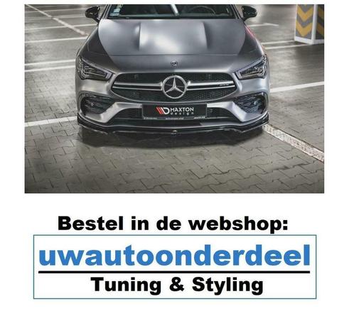 Maxton Mercedes CLA 35 / 45 AMG Spoiler Lip Splitter Tuning, Auto-onderdelen, Overige Auto-onderdelen, Mercedes-Benz, Nieuw, Ophalen of Verzenden