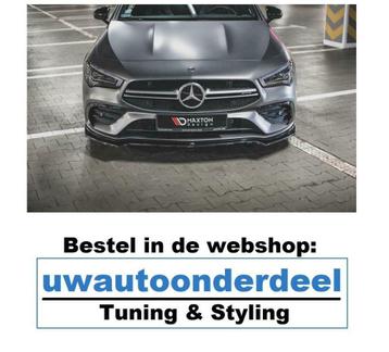 Maxton Mercedes CLA 35 / 45 AMG Spoiler Lip Splitter Tuning beschikbaar voor biedingen