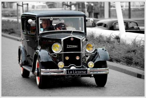 trouwauto -La Licorne - (Eenhoorn) Franse oldtimer, Diensten en Vakmensen, Verhuur | Auto en Motor, Limousine, Trouwauto, Met chauffeur