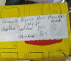 Matra A110/310 Renault Alpine remblokken achter, Auto-onderdelen, Ophalen of Verzenden, Nieuw, Renault