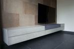Zwevend tvmeubel tvkast voor soundbars in betonlook  (30), Ophalen, Overige materialen, Nieuw, 200 cm of meer