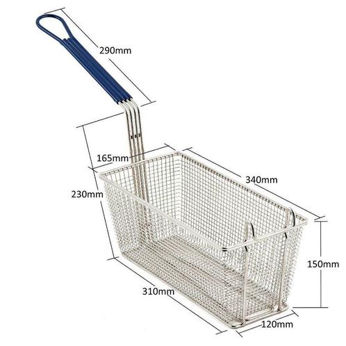 Frylogic frituurmand  /RVS Pitco frituur mand frituurmanden, Witgoed en Apparatuur, Frituurpannen, Nieuw, 4 liter of meer, Ophalen of Verzenden