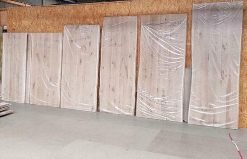Diverse Massief Eiken boomstam bladen 22, 40 of 50 mm dikte, Doe-het-zelf en Verbouw, Platen en Panelen, Nieuw, Hout, 20 tot 50 mm