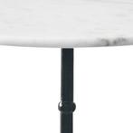 Marmer tafel met gietijzeren onderstel Ø 60 x 72 cm tafels, Ophalen of Verzenden, Nieuw, Rond