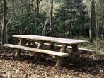 Mooie robuuste boomstam Picknicktafel 2 meter, Tuin en Terras, Tuinsets en Loungesets, Ophalen of Verzenden, Nieuw