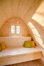 Sfeervolle Camping Pod - Kampeer Pod - Trekkershut - B&B, Nieuw, 2 ramen, Tuinhuis, Met overkapping