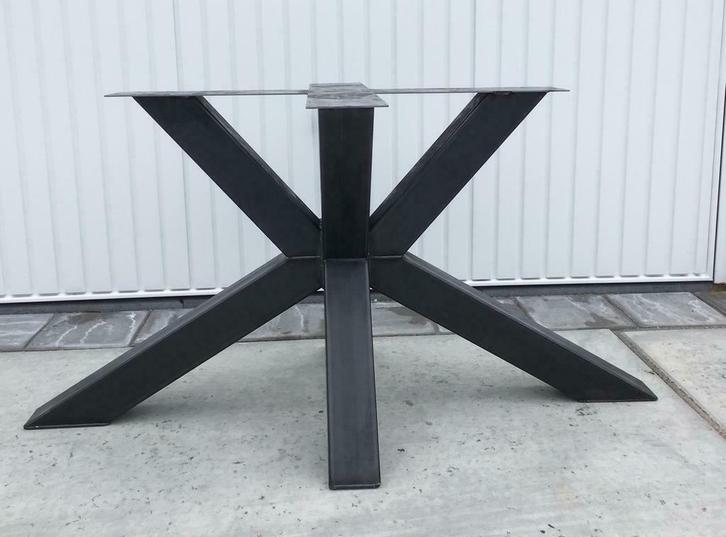 Stalen matrix poten, tafelpoten staal, eettafels, 3D poot, Huis en Inrichting, Tafels | Eettafels, Nieuw, Metaal, Ophalen of Verzenden