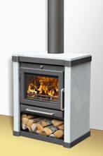 Nieuwe Reny Retro xl speksteen houtkachel 8kW, Nieuw, Hout, Vrijstaand