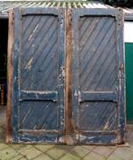 Prachtige oude dubbele stal schuif deuren 270 bij 230 cm