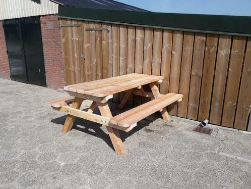 Degelijke Larix Douglas picknicktafel picknickbank, Tuin en Terras, Tuinsets en Loungesets, Nieuw, Hout, Bank, Ophalen of Verzenden